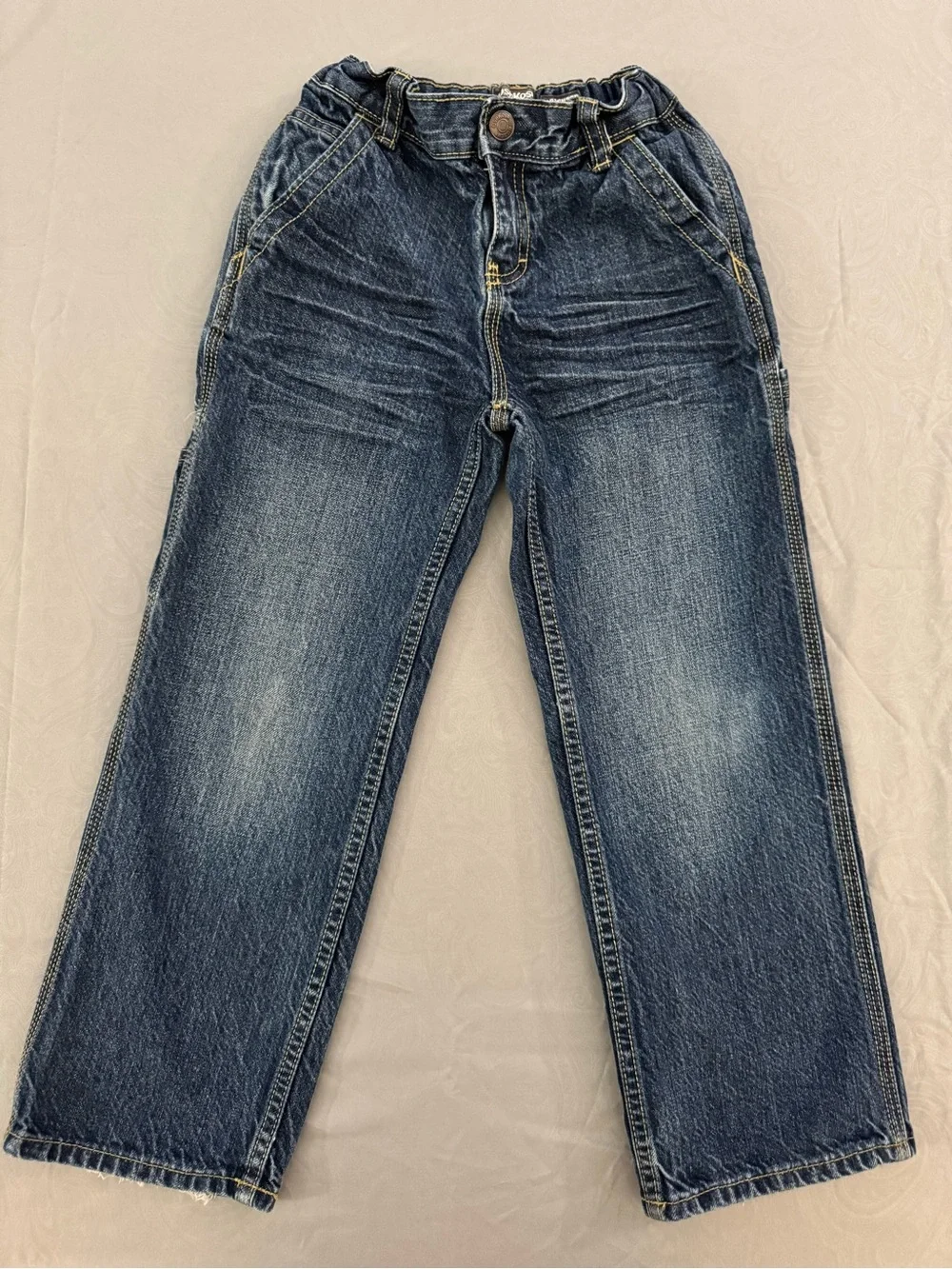 OshKosh B'gosh Boy’s Dark Blue Relaxed Carpenter Jeans
